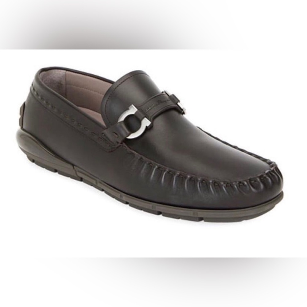 Mens Ferragamo Leather Loafer